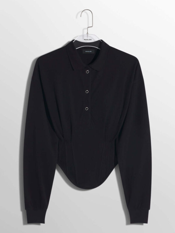 CORSET LONG SLEEVE POLO