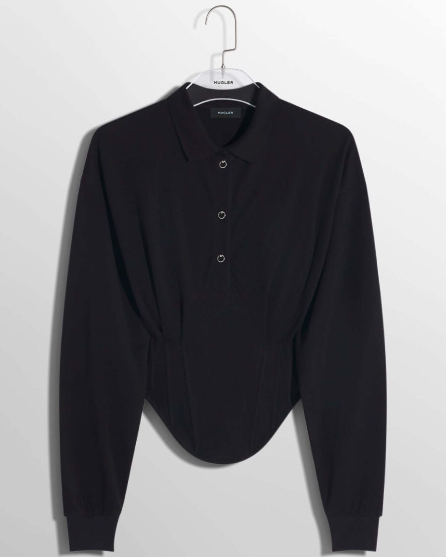CORSET LONG SLEEVE POLO