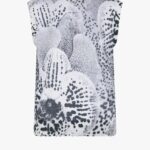 KNITTED PRINTED TOP