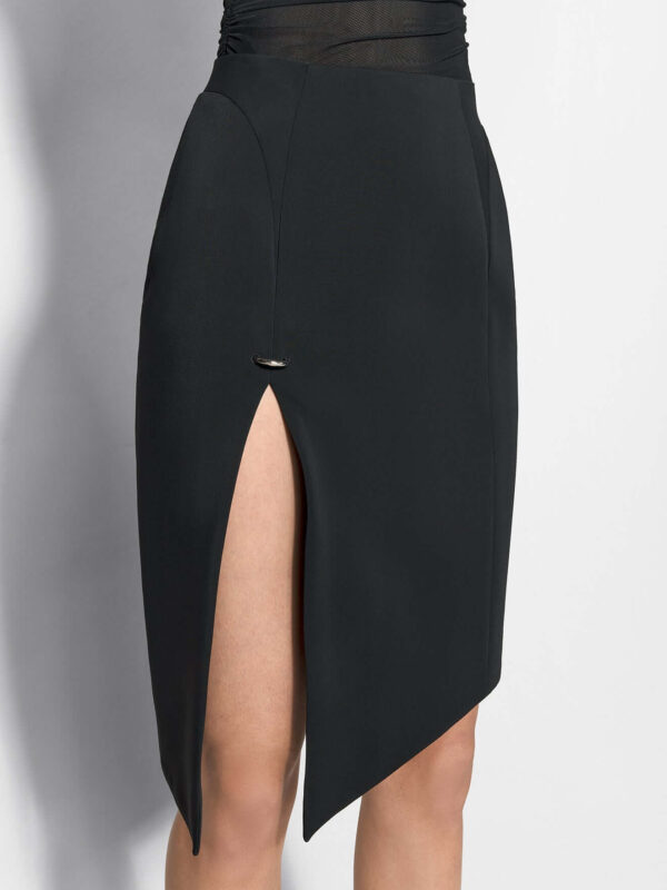ASYMETRICAL PIERCED SKIRT