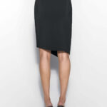 ASYMETRICAL PIERCED SKIRT