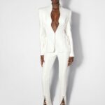 SCULPTURAL LACED BLAZER