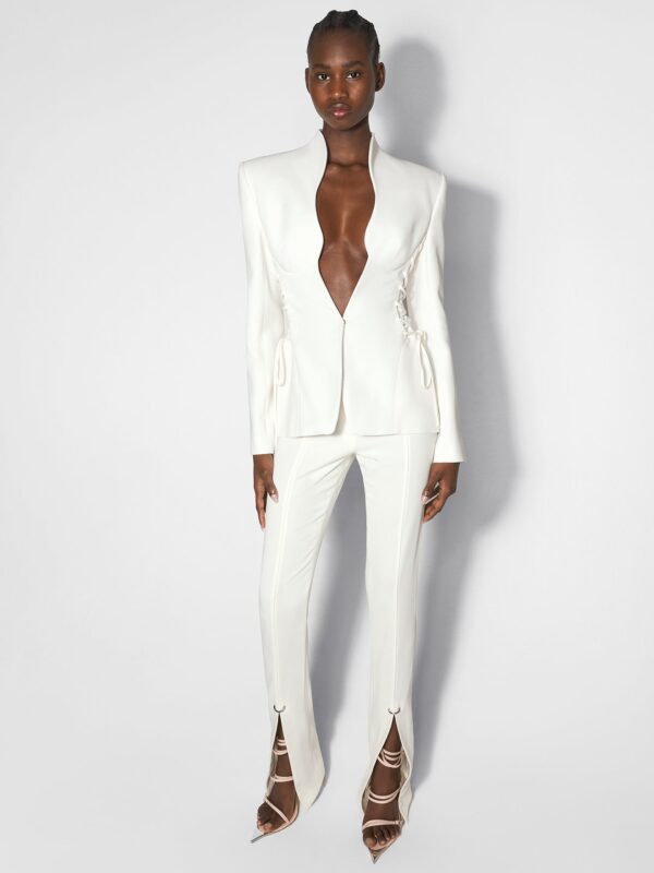 SCULPTURAL LACED BLAZER