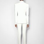 SCULPTURAL LACED BLAZER