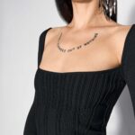 BONING DETAIL KNIT TOP