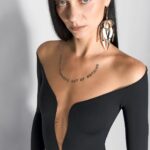 ILLUSION NECKLINE MIDI DRESS