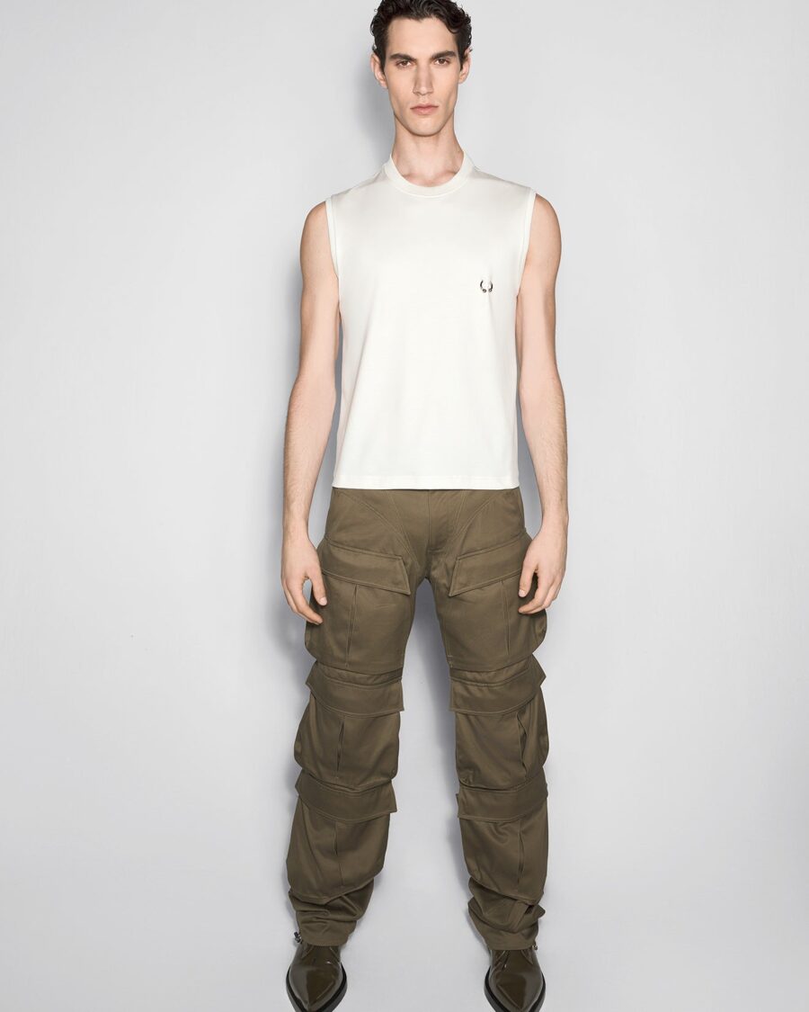 PIERCED CHEST TANK TOP