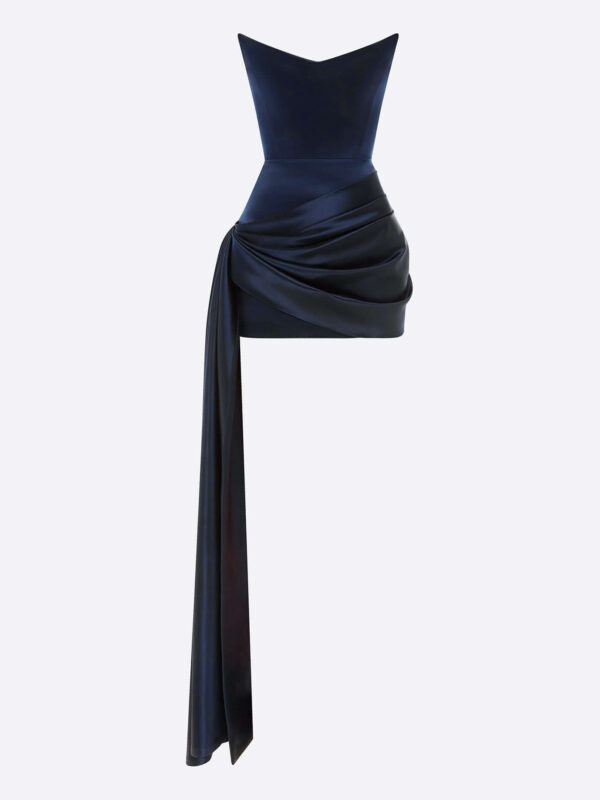MINI DRAPED DRESS