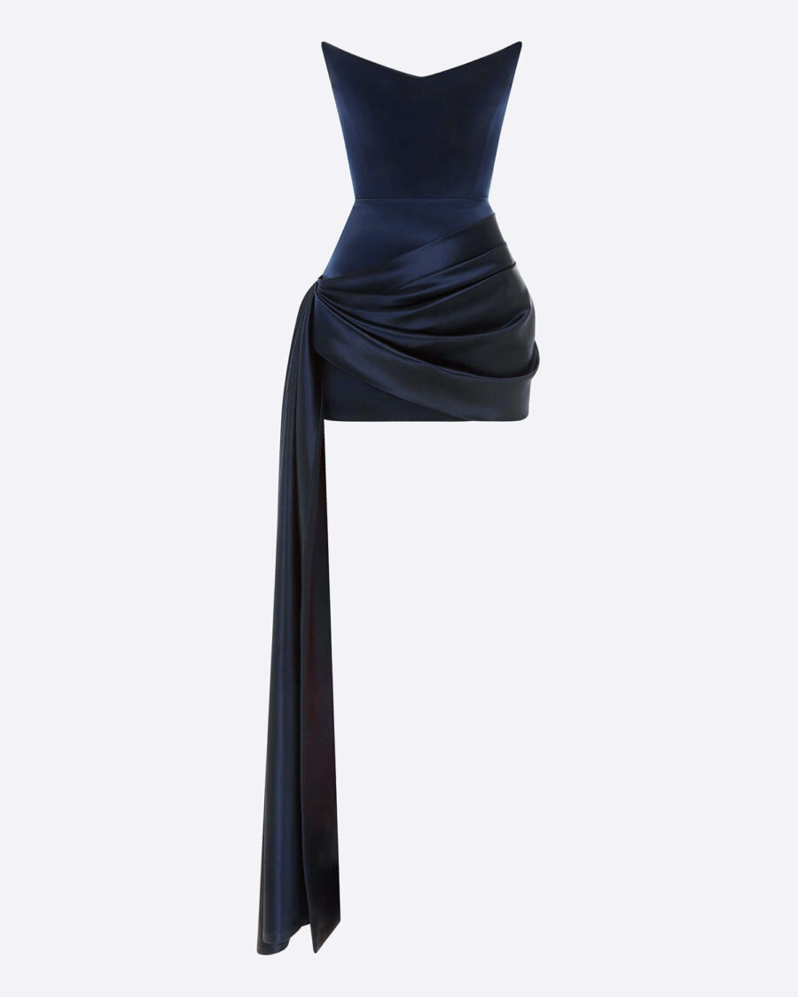 MINI DRAPED DRESS
