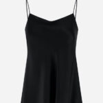 RESORT TOP IN SATIN EFFECT