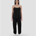 RESORT TOP IN SATIN EFFECT