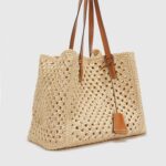 RAFFIA BEACH BAG TOTE