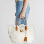 MEDUIM BEACH BAG IN RAFFIA