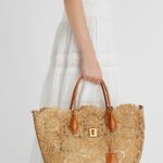 MEDUIM BEACH BAG IN RAFFIA