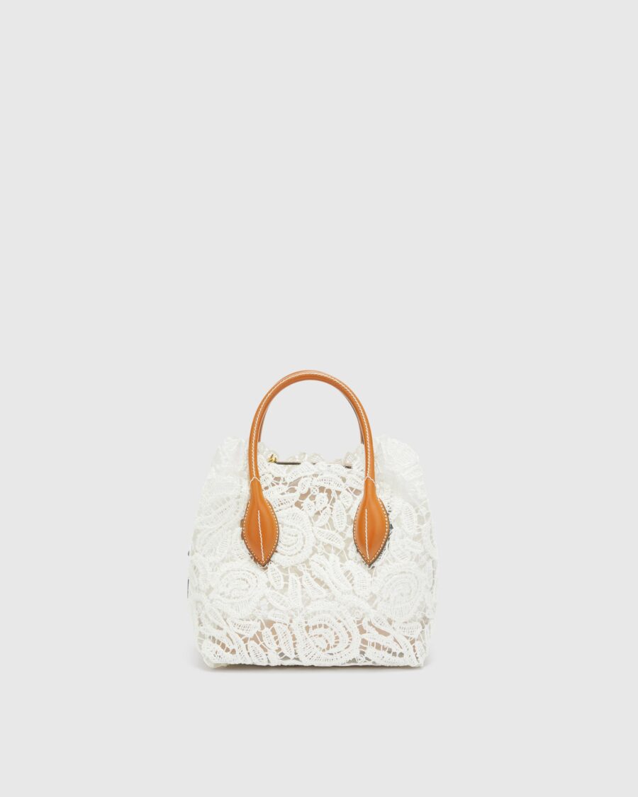 MINI BEACH BAG IN RAFFIA