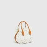 MINI BEACH BAG IN RAFFIA