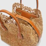 MINI BEACH BAG IN RAFFIA