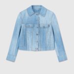 DENIM JACKET WITH SUEDE DETAILS