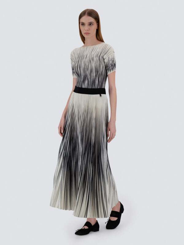 SKIRT IN SHADES OF PLISSÉ