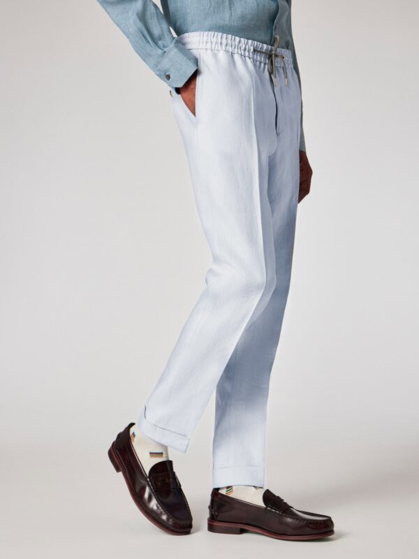 LINEN DRAWSTRING PANTS