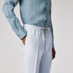 LINEN DRAWSTRING PANTS