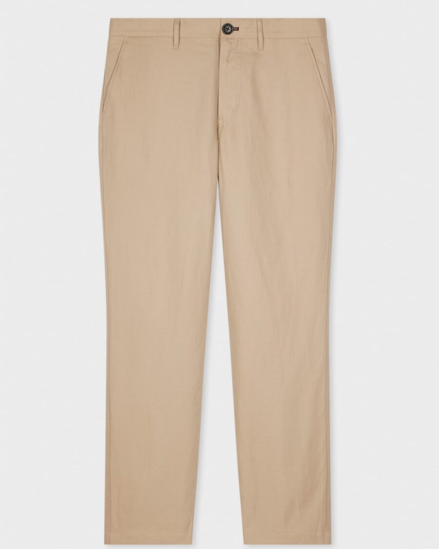 TAPERED FIT COTTON CHINO