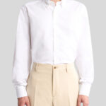 BUTTON-DOWN SHIRT WITH LOGO