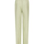 TROUSERS IN ICONIC PRINT SILK