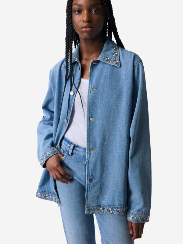 STUDDED DENIM JACKET