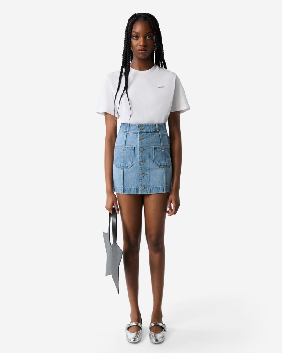 DENIM MINI SKIRT