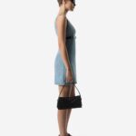 BELTED DENIM DRESS