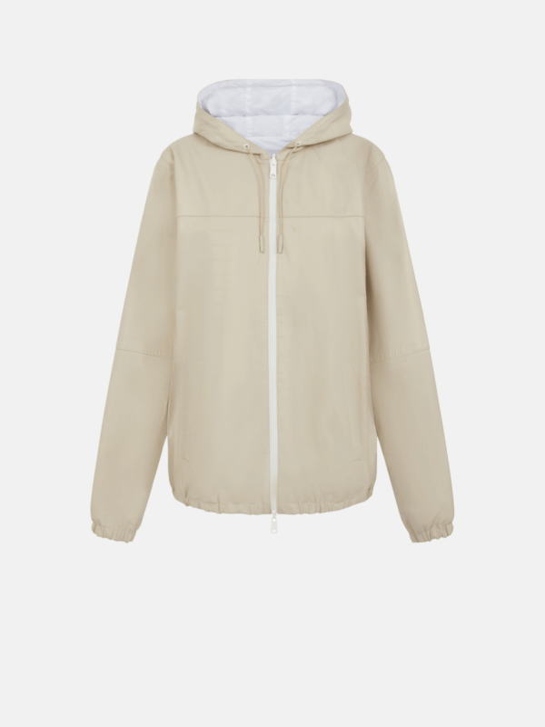 REVERSIBLE LEATHER BOMBER