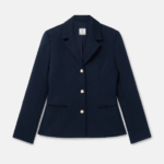 SINGLE BREASTED BLAZER WITH JACQUARD