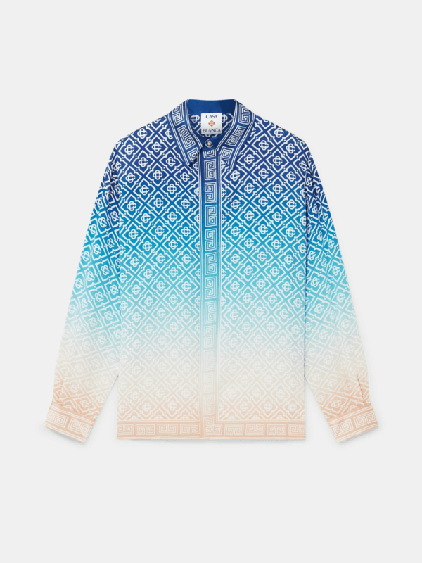 GRADIENT SILK SHIRT