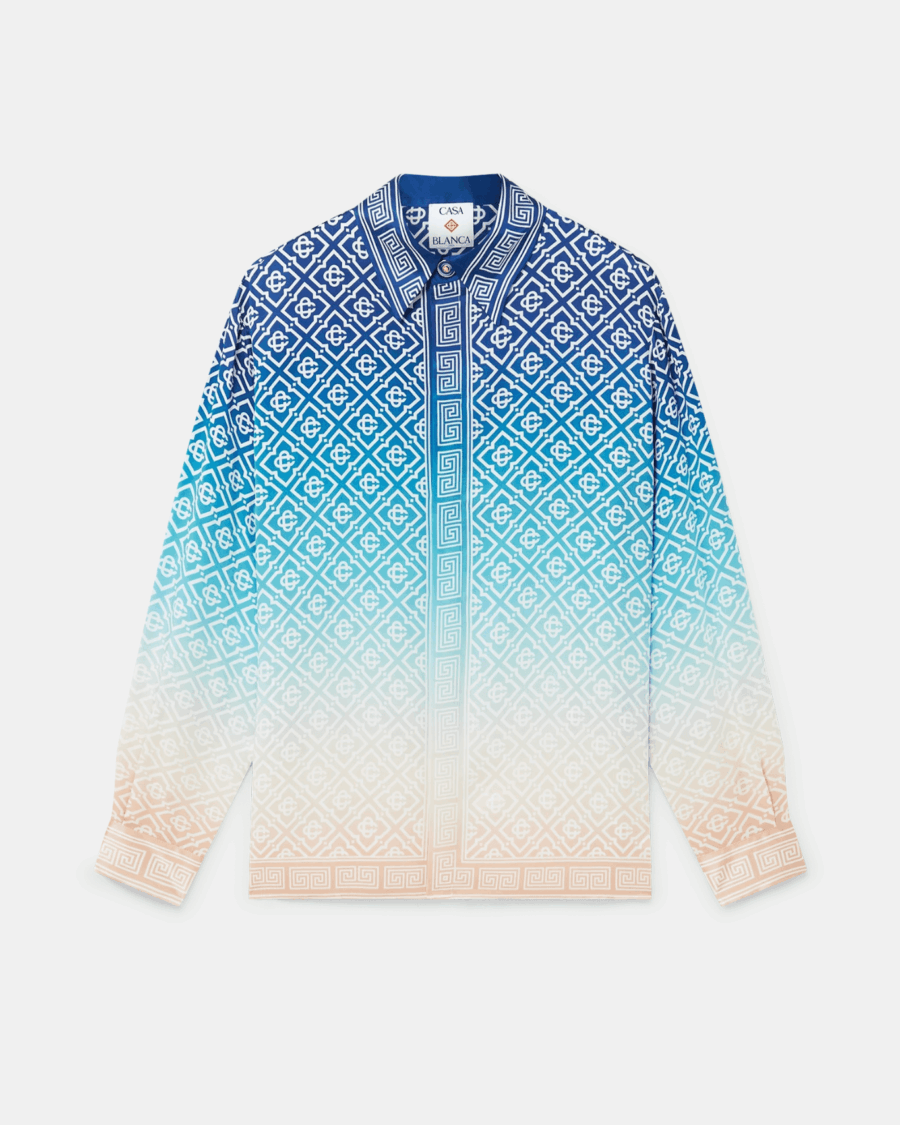 GRADIENT SILK SHIRT