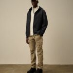 STRETCH SATEEN CARGO PANTS