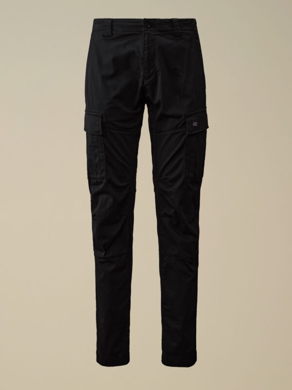 STRETCH SATEEN CARGO PANTS