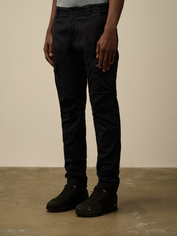 STRETCH SATEEN CARGO PANTS