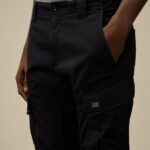 STRETCH SATEEN CARGO PANTS