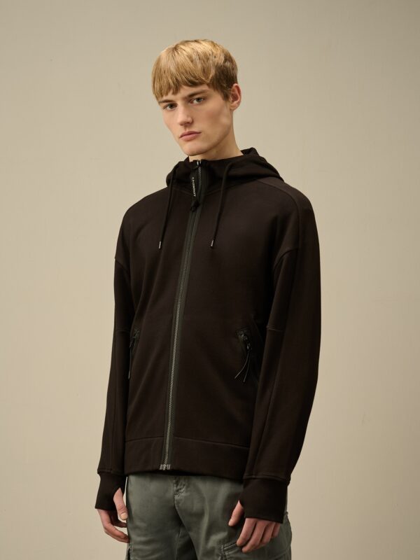 FLEECE HOODIE WITH GOGGLES