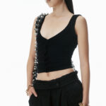 SHEER RUCHED TOP