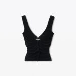 SHEER RUCHED TOP