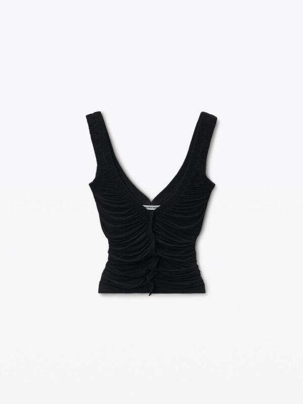 SHEER RUCHED TOP