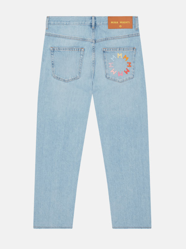 EMBROIDERED DENIM