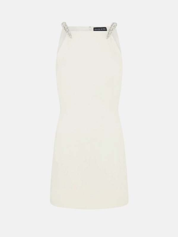 CRYSTAL CLAW DETAIL DRESS