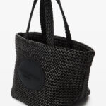 SMALL RAFFIA TOTE BAG