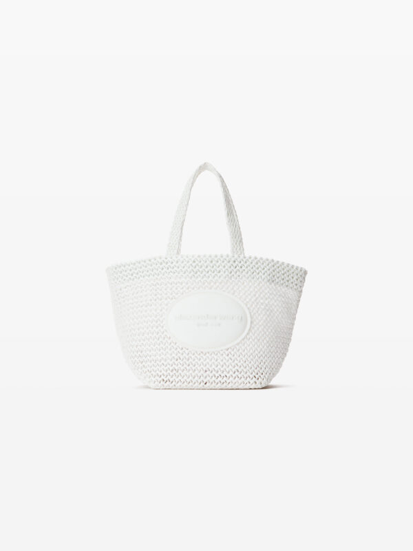SMALL RAFFIA TOTE BAG