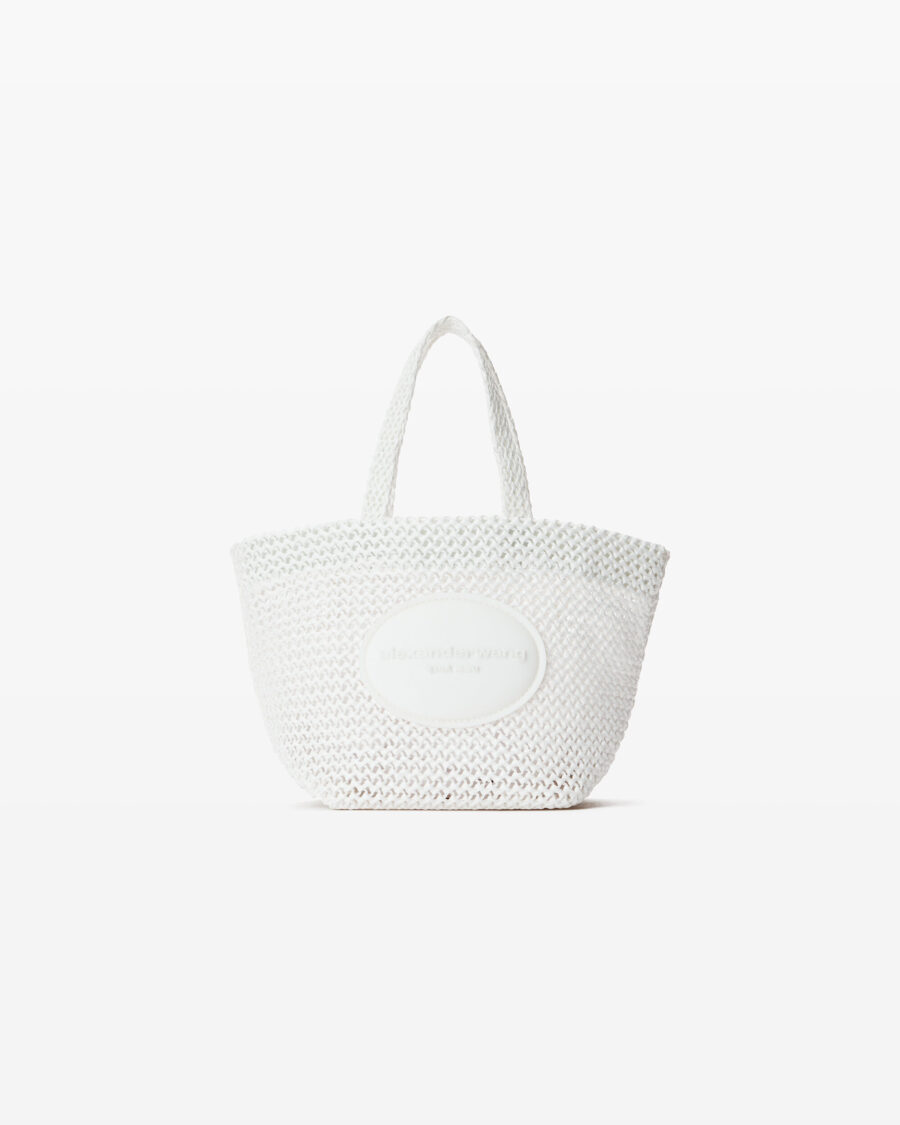 SMALL RAFFIA TOTE BAG