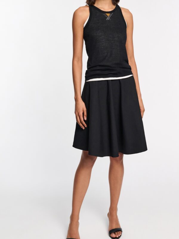 POPLIN POWER SKIRT