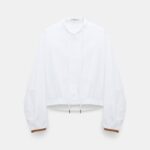 POPLIN POWER BLOUSE